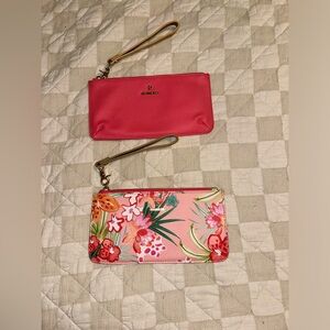 Spartina 449 Pink and Floral Wristlet Duo